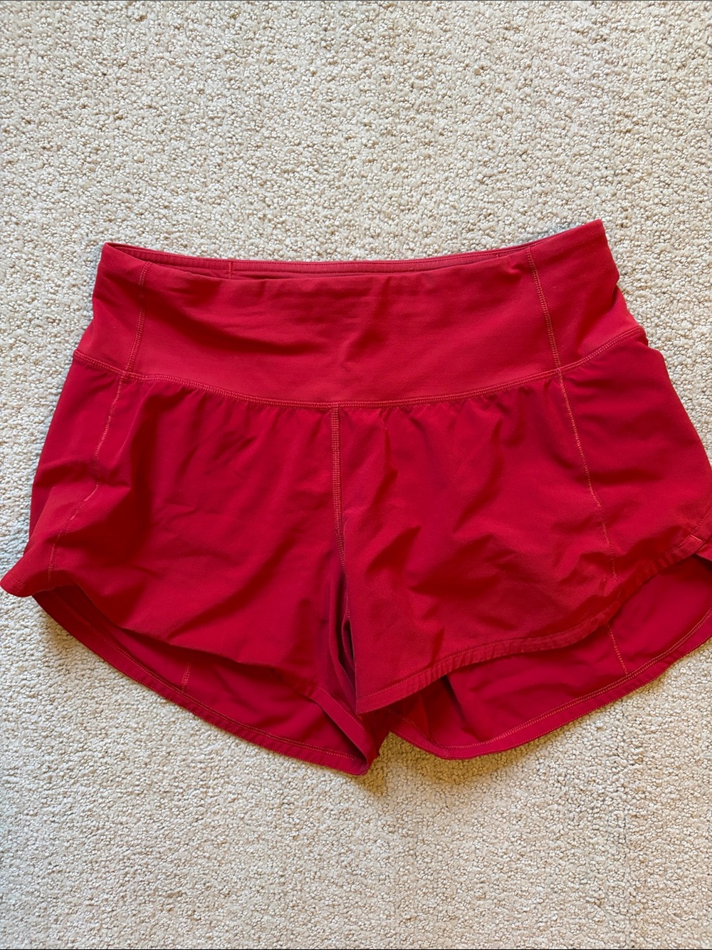 Lululemon Women’s Red Running Shorts